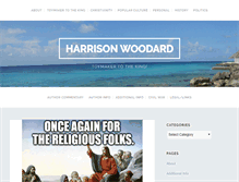 Tablet Screenshot of harrisonwoodard.com